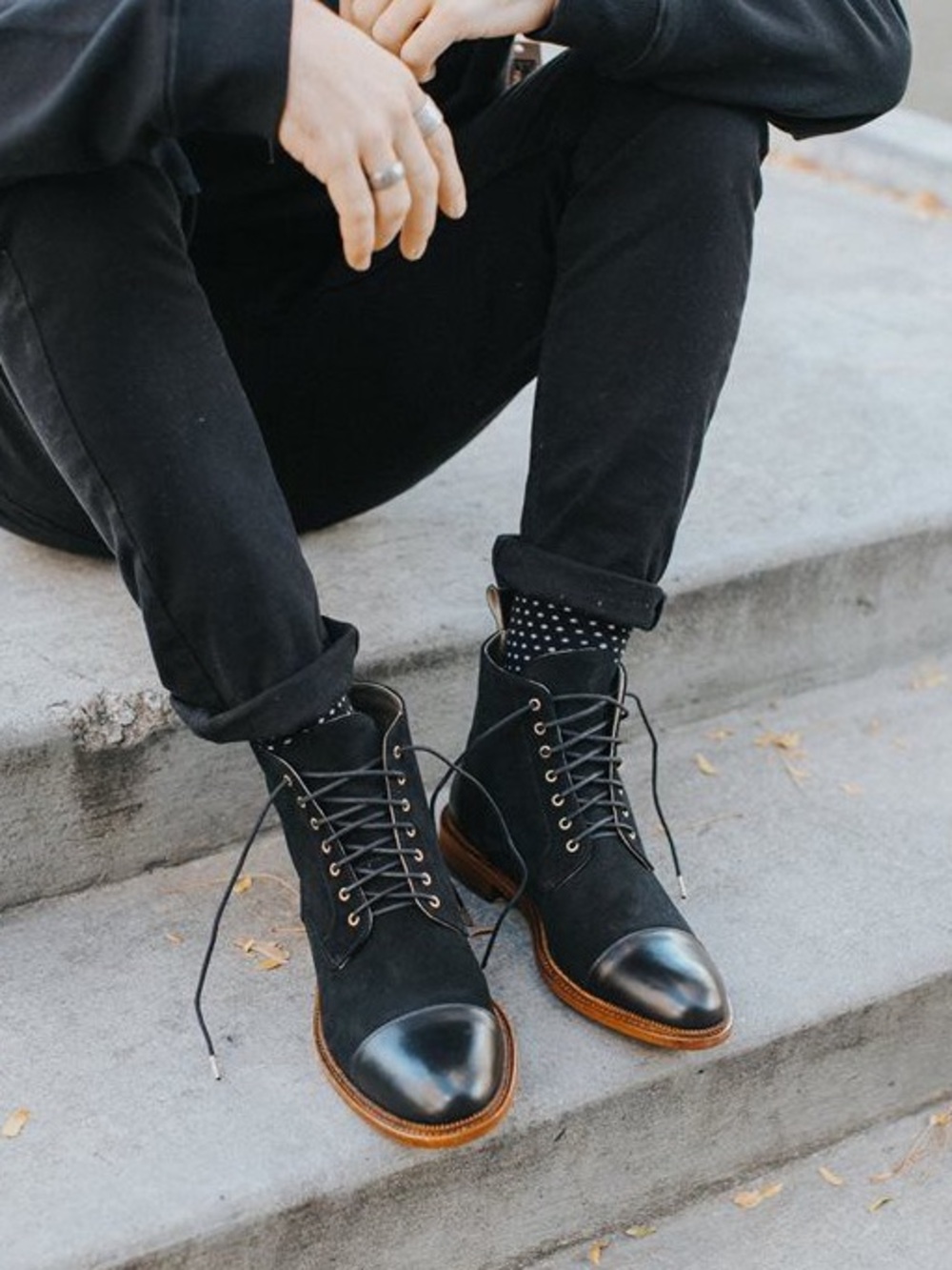TAFT THE TROY BOOT IN BLACK
